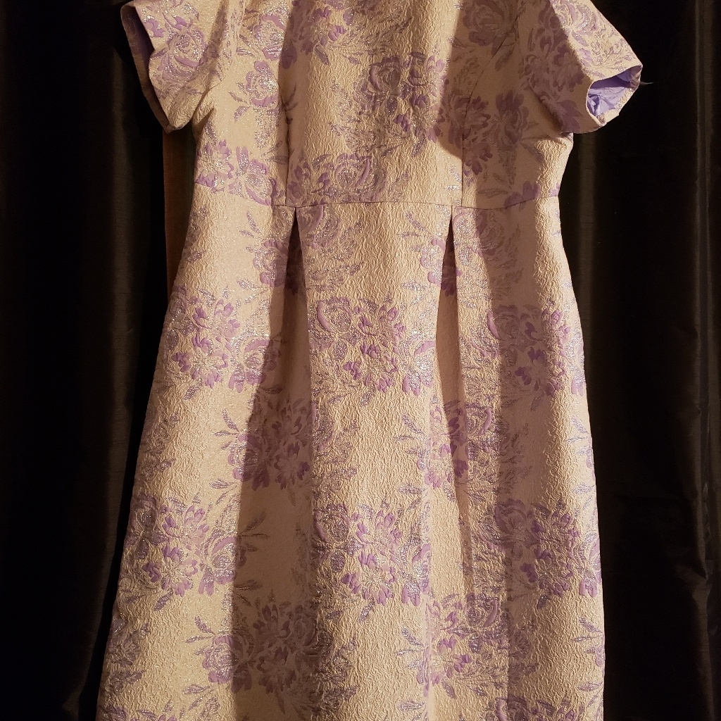 Lilac And Cream Dress